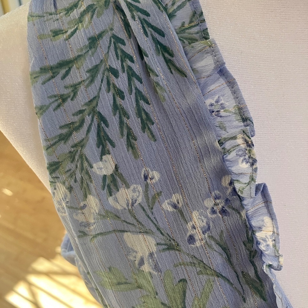 NWT TOMMY HILFIGER Women's Ruffled Tie-Waist Faux-Wrap Dress - Picture 6 of 6